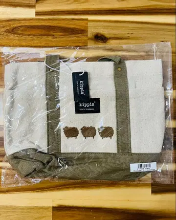 [ 새상품 ] kippis 미니 토트백 베이지/브라운