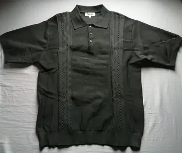 codderr 코더 니트 피케 셔츠 구제 의류 블랙 남성용 무료배송