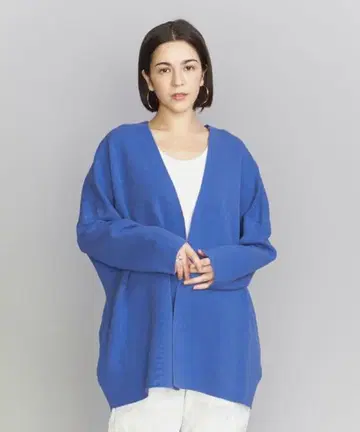 BEAUTY&YOUTH 코튼 밀라노 리브 와이드 가디건 애로우즈