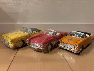 콜벳 외 다이캐스트 미니카 3대 세트