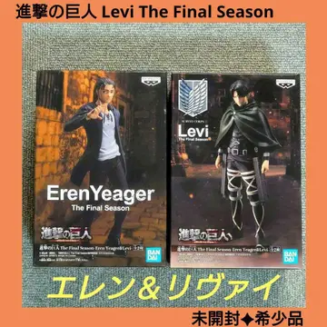 [ 미개봉 레어템 ] 진격의 거인 엘렌 & 리바이 피규어 2종 세트