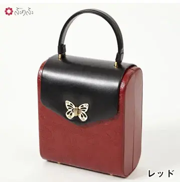 미사용 새상품 후리후 나비 백 레드