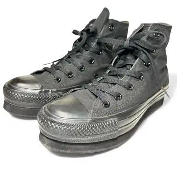 CONVERSE 척테일러 통굽 23.5 블랙