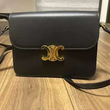 블랙 숄더백 로고 여성용