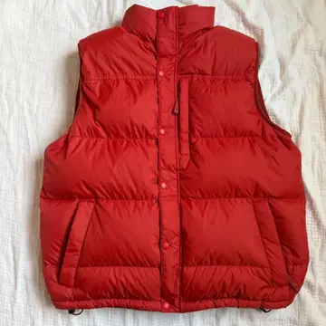 새상품급 L.L.Bean 엘엘빈 다운 베스트 오렌지 울트라 웜