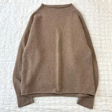 Plage 플라주 캐시미어 혼방 슈퍼 파인 울 니트 베이지