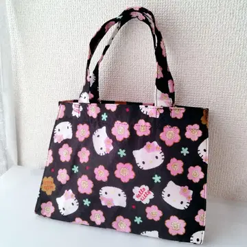 산리오 헬로키티 일본풍 벚꽃 토트 토트백 2009년제
