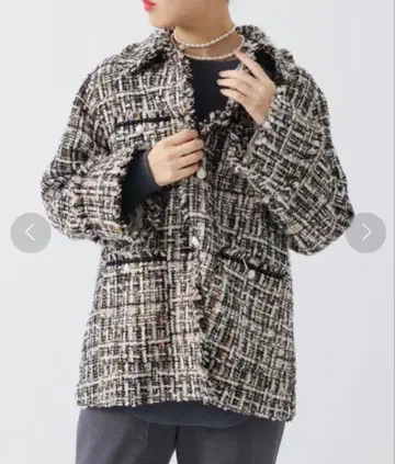 이에나 트위드 자켓 36