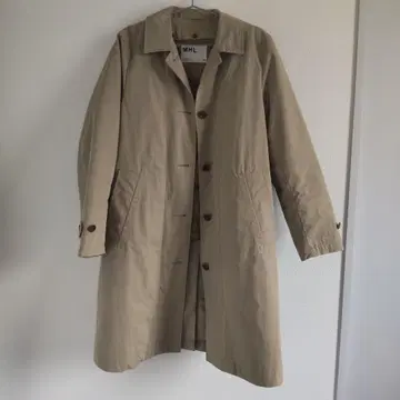 MHL. 스텐카라 코트 다운 라이너 포함 베이지