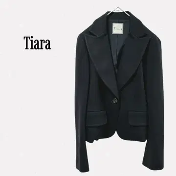 티아라 [ S ] 테일러드 자켓 블랙 포멀 수트 겉옷
