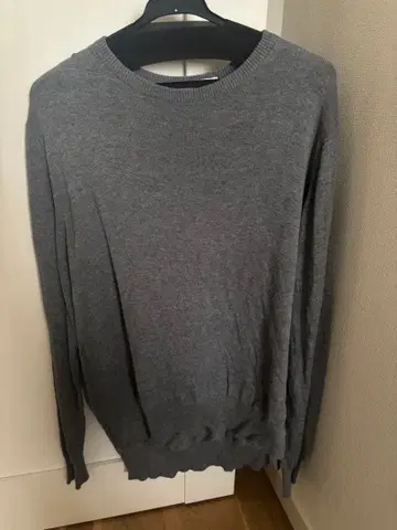 Graphpaper 그레이 니트 스웨터 사이즈 0