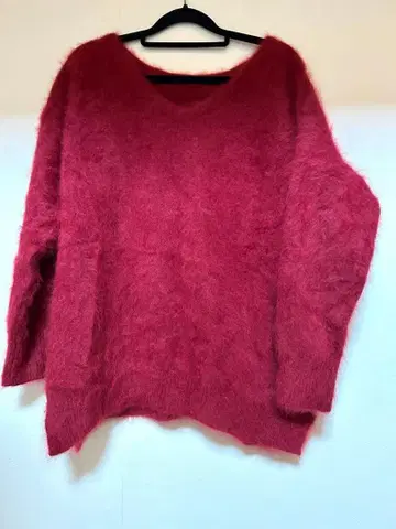 울 100% 포근포근 2WAY 니트 로즈 핑크 카프리슈 레마쥬