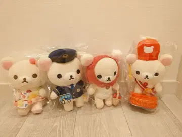 코리락쿠마 봉제 인형 4체 세트