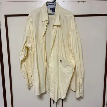 TOMMY HILFIGER 긴팔 셔츠 크림색