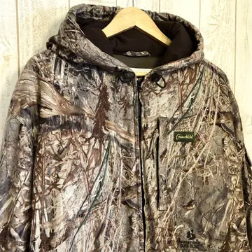 리얼트리 카모플라쥬 충전솜 후데트 자켓 gamehide