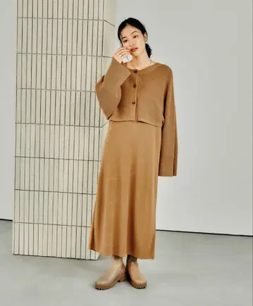 렙심 LEPSIM 2WAY 숄더 가디건 SET 원피스 133406