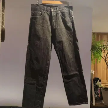 OVY Japan Black Washed Denim Pants L 사이즈