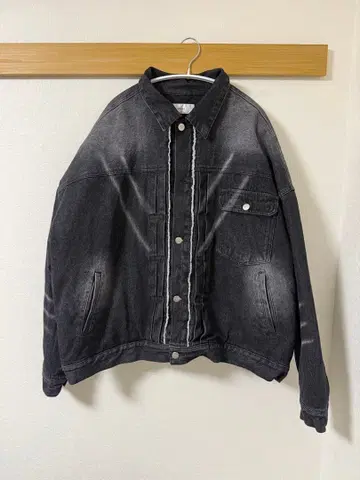 ADRER 블라스트 데님 패디드 블루종 데님/자켓/블루종