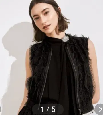 FOXEY 'Le Parc Top' 블랙 블랙 38