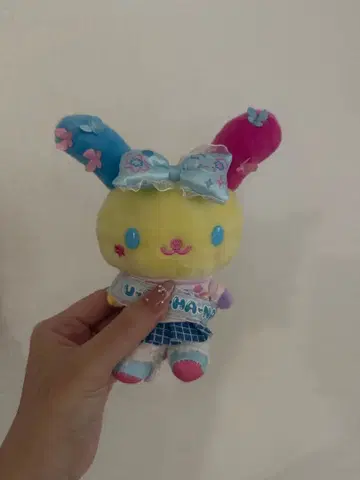 산리오 학교 축제 반짝임 우사하나 마스코트 키링