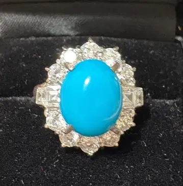 슬리핑 뷰티 터키석 반지 반지