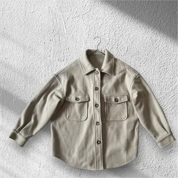 GRL 코트 자켓 화이트 포켓 없음 M