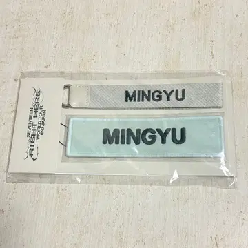 MINGYU SEVENTEEN 민규 와펜 배지 스트랩 세트