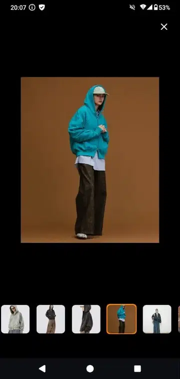 SOERTE 지퍼 후드티 3 썸홀