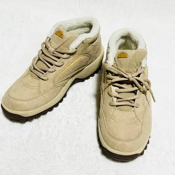 ellesse 베이지 스웨이드 등산화 보아 스니커즈 24cm