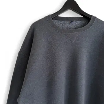 빈티지 RUSSELL 무지 크루넥 맨투맨 차콜 E10