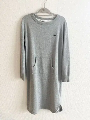 LACOSTE 그레이 롱 원피스 34