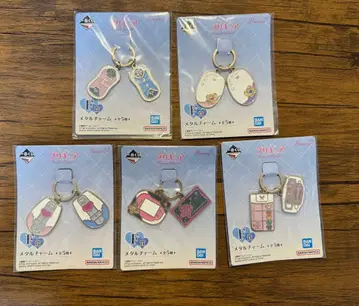 프리큐어 제일복권 메탈 참 묶음 판매 5점