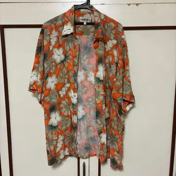C.P.A. 알로하 셔츠 XL 오렌지