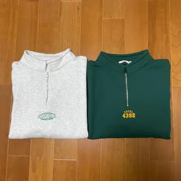 니코앤드 하프 지퍼 맨투맨 2개 세트