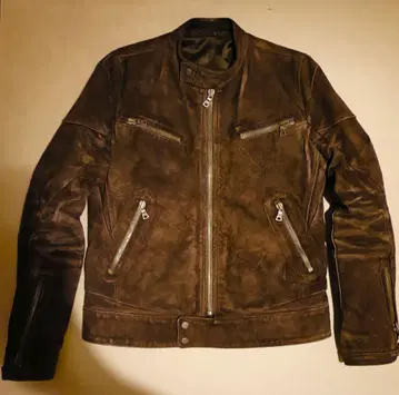 GAZZARRINI 천연 가죽 스웨이드 자켓