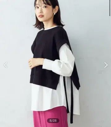 COMME CA ISM 베스트 & 셔츠 세트