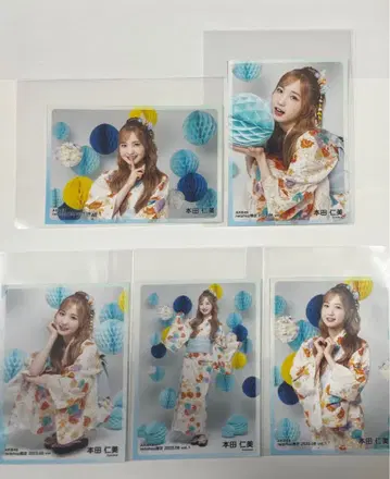 혼다 히토미 유카타 브로마이드 netshop 한정판 2023 8월