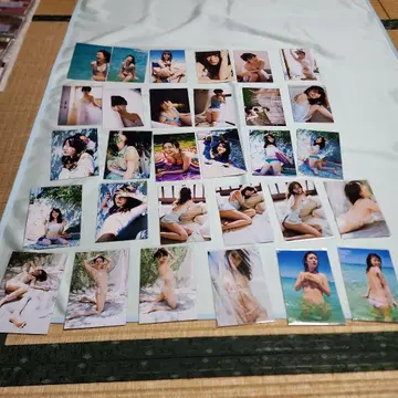 오시마 유코 L판 30매 초창기 AKB 뒷면에 영문 숫자 기재 있음