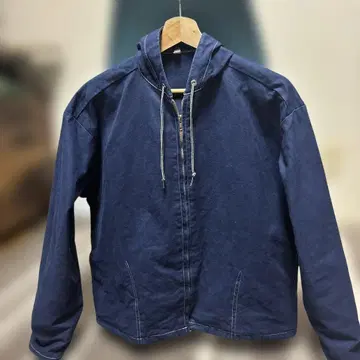 BIRDWELL 후드 부착 자켓 네이비