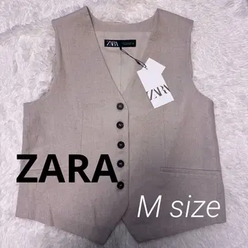 [ ZARA ] 베이지 베스트 Msize 새상품 미사용