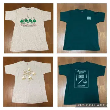 빈티지 프룻 오브 더 룸 싱글 스티치 멜란지 90'