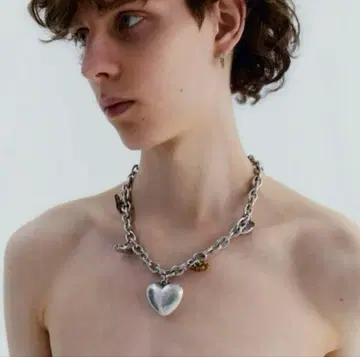 delivery 하트 목걸이