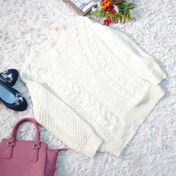 KAI LANI USA 니트/스웨터 ( M 상당 ) 아이보리