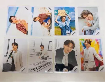 timelesz 테라니시 타쿠토 오프샷 8장 세트