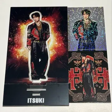 후지와라 이츠키 아크스타 아크릴 스탠드 포토 카드 시크릿