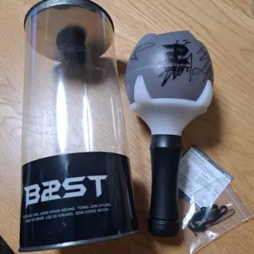 BEAST 응원봉 ROSE 팔찌 사인 포함