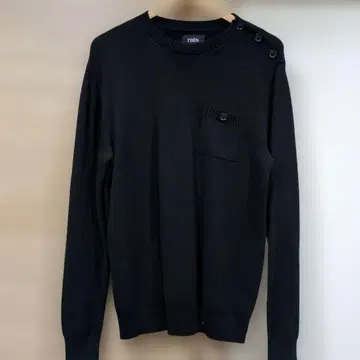 rats 밀리터리 블랙 니트 L 사이즈