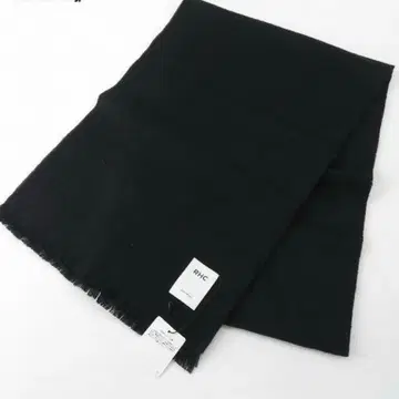 [ 미사용 ] RHC Ron Herman 캐시미어 100% 머플러 블랙