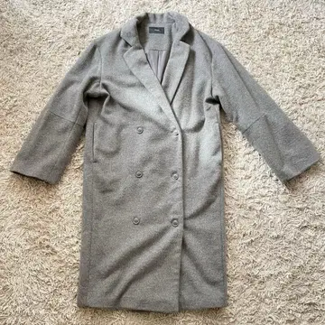 EMODA 롱 코트 라이트 그레이