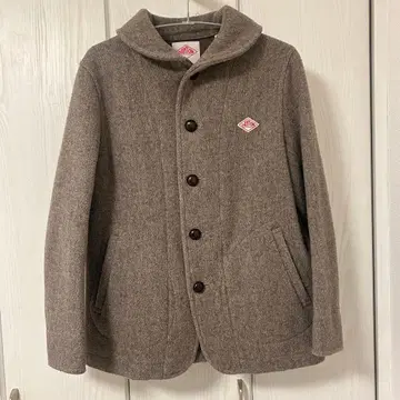 단톤 피 코트 38 차콜